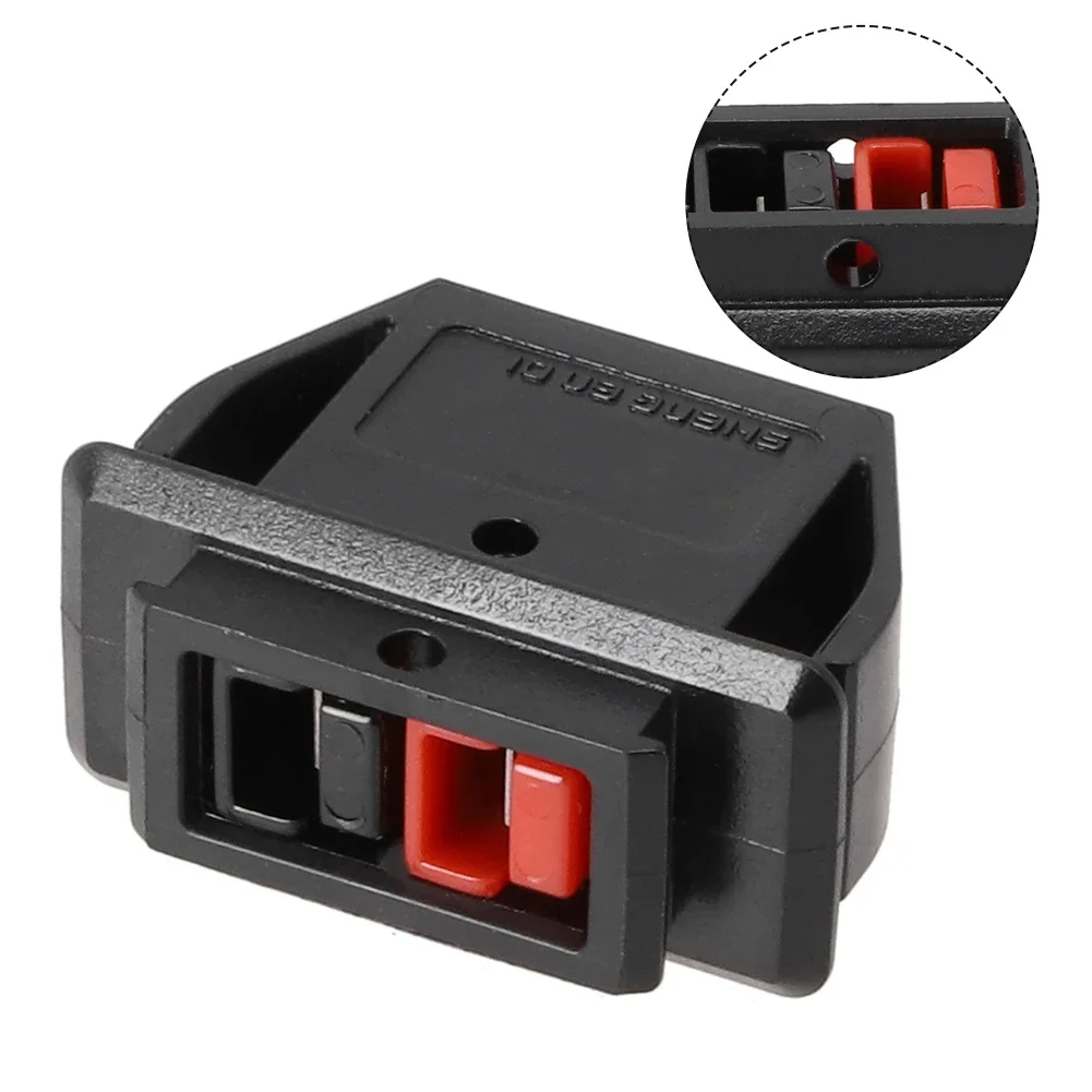 Fixed Mounting Bracket Panel Outdoor Power Plug Energy Storage Connector Holder 2pin Unipolar Plug Holder FOR Anderson Plug