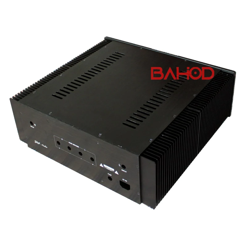 BAHOD 410*440*150MM All Aluminum Home Audio Sound Amplifier Chassis Pure Stage Class A Amplificador Shell