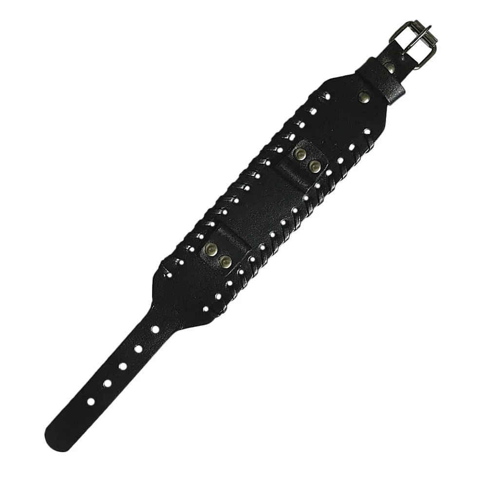 Elegante cinturino in pelle bovina larga, cinturino di ricambio, liscio, confortevole, facile da regolare per l'abbigliamento casual aziendale