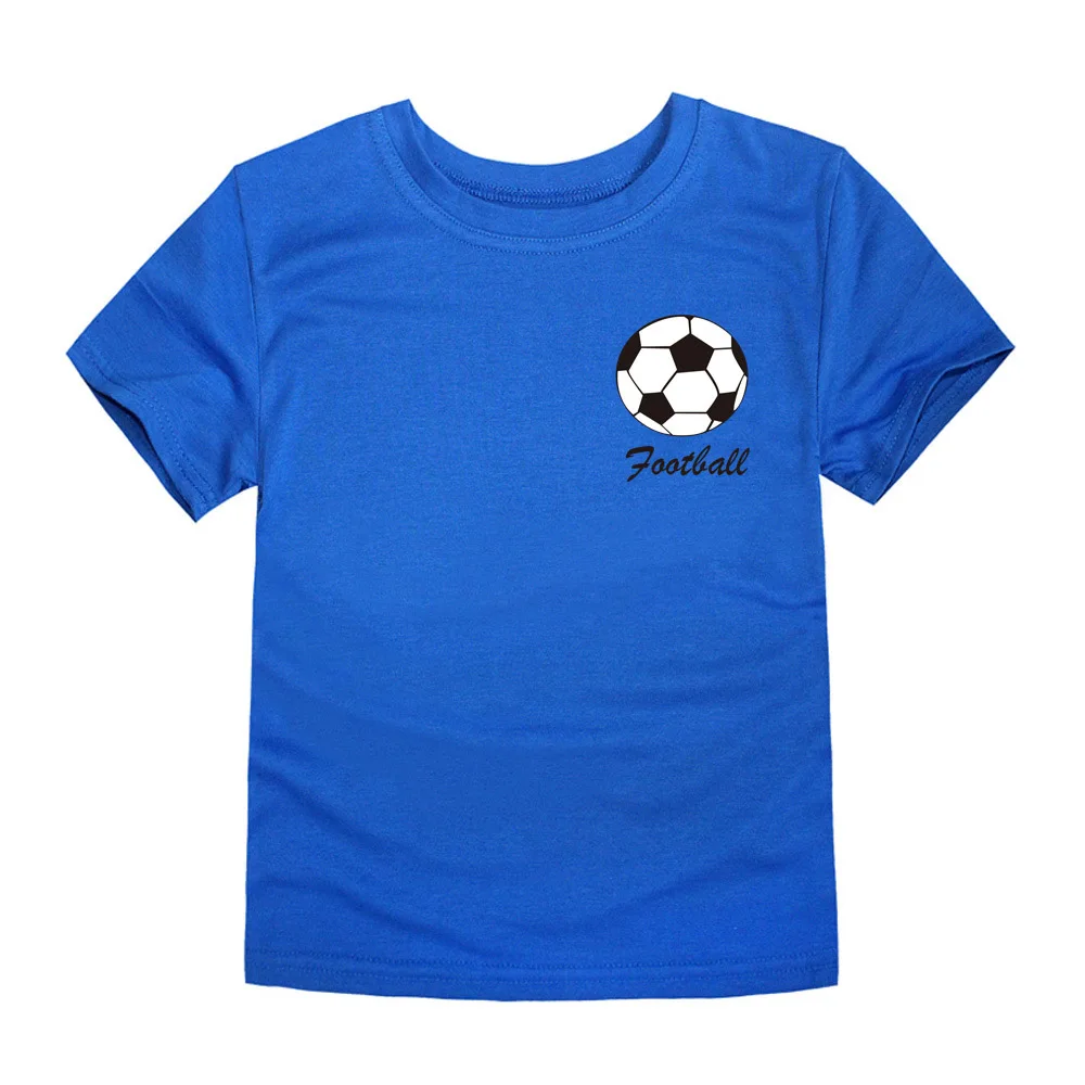 サッカーTシャツ,子供服,ティーンエイジャー,男の子と女の子のためのベーシックな服,デザイナーの服,12歳,13歳,14歳