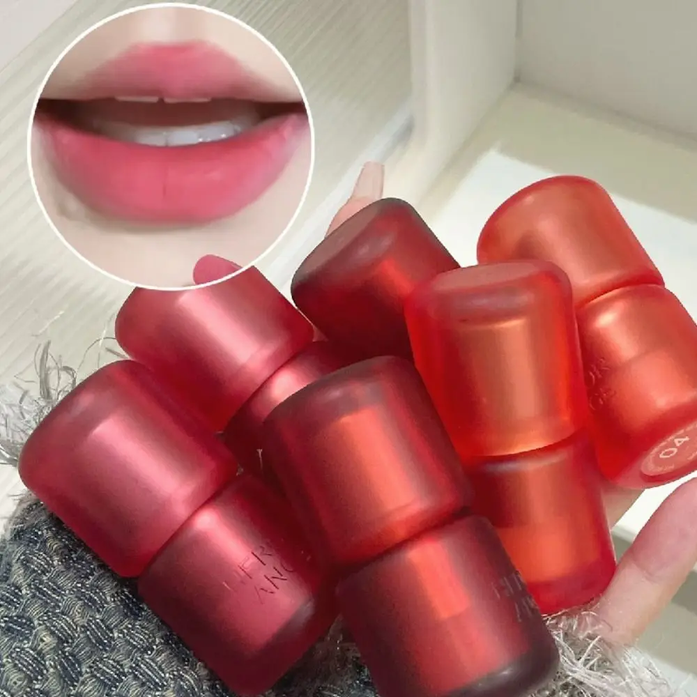 6개입 방수 소프트 포그 매트 립스틱 사각 튜브 비퇴색 플럼프 립 글로스 보습 지속력 있는 립밤