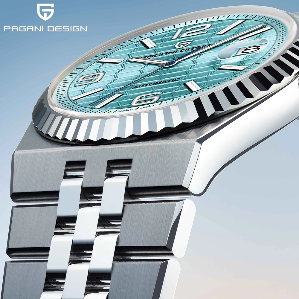 Pagani design relógio mecânico automático de luxo 2025 novo 40mm aço inoxidável à prova dwaterproof água presente relógio masculino negócios reloj + caixa