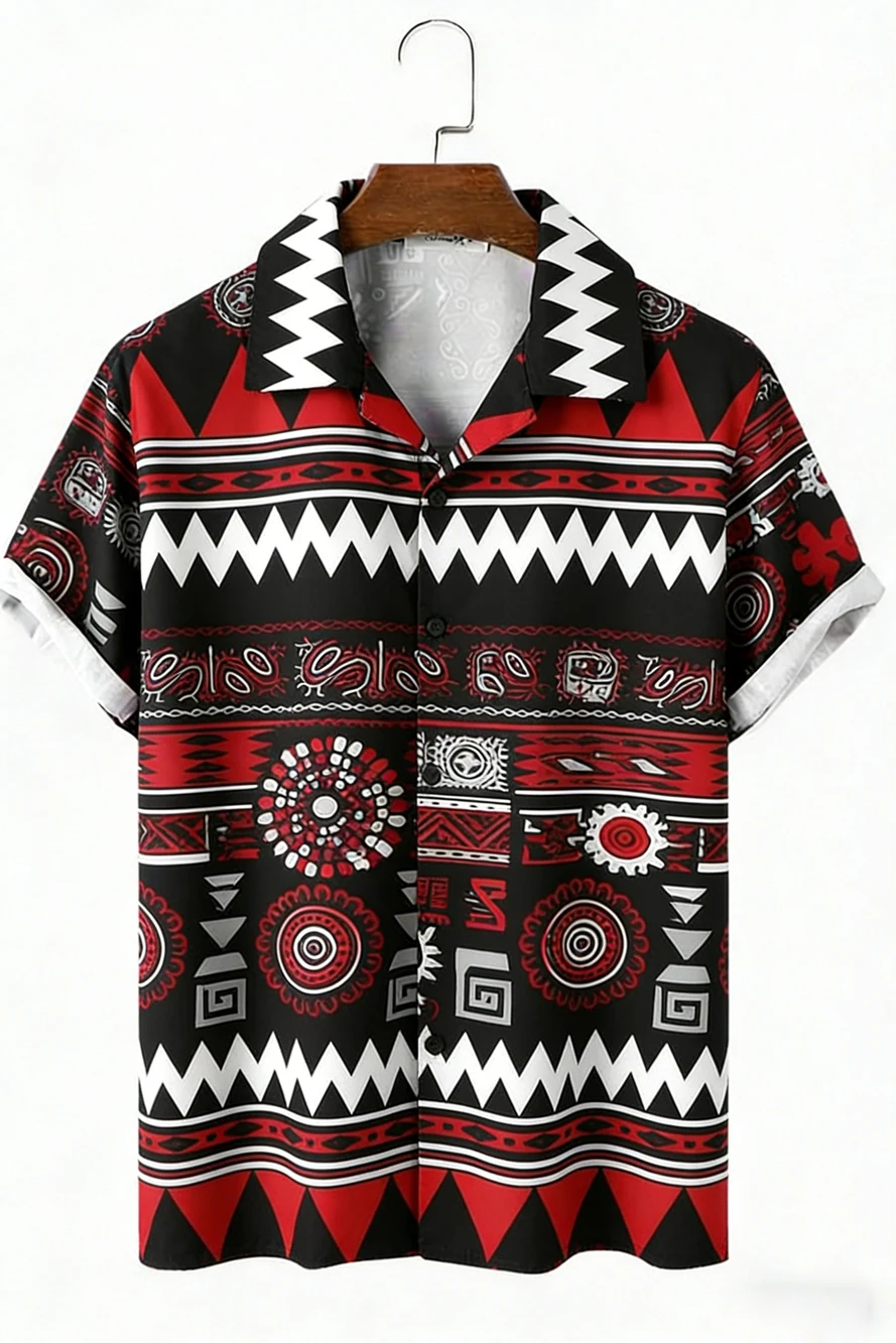 

Men's Linen Short Sleeve Multiple Patterns HD Printed Shirts Hawaiian Vacation Outdoor Party Designer Shirts Men Fast Shipping