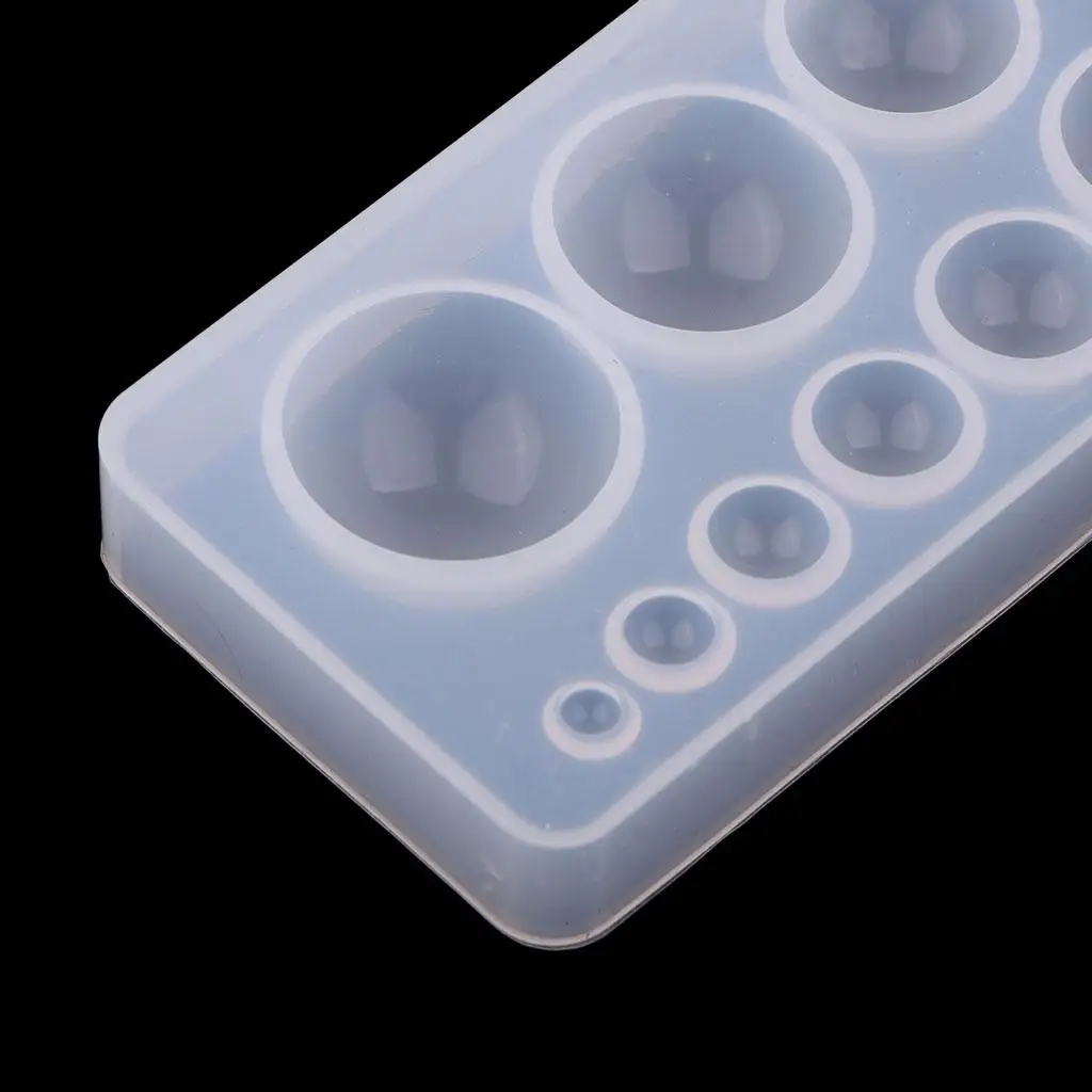 Oval Silicone Mould Resin Casting Dome Cabochon Mold Jewelry Making Tools DIY Craft Supplies for Homemade Ornaments