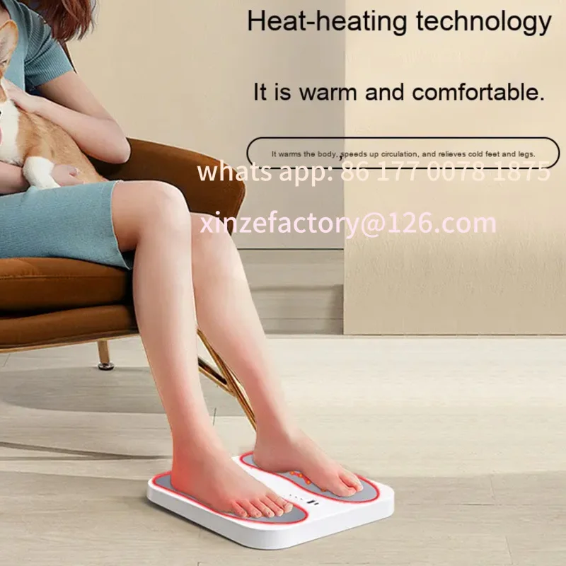 

Customizable Foot massager ems low frequency foot massage Vibration Multifunctional hot compress Foot Massager Mat with