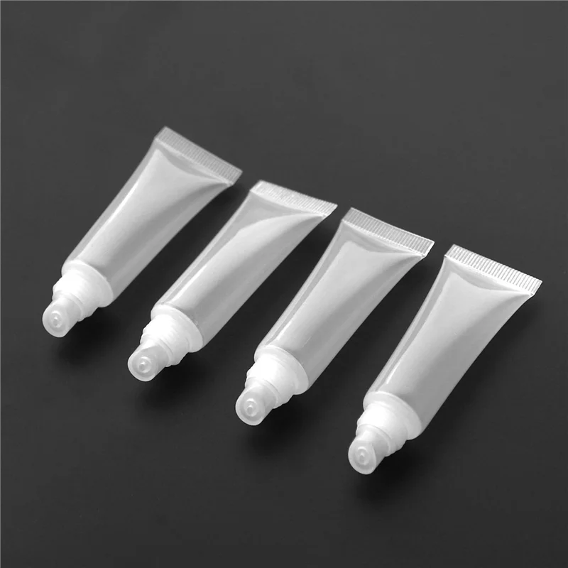

A29R 250 Pack 10Ml Lip Gloss Tubes Empty Lotion Refill Tubes Soft Squeeze Tubes For DIY Travel Distribution Bottle