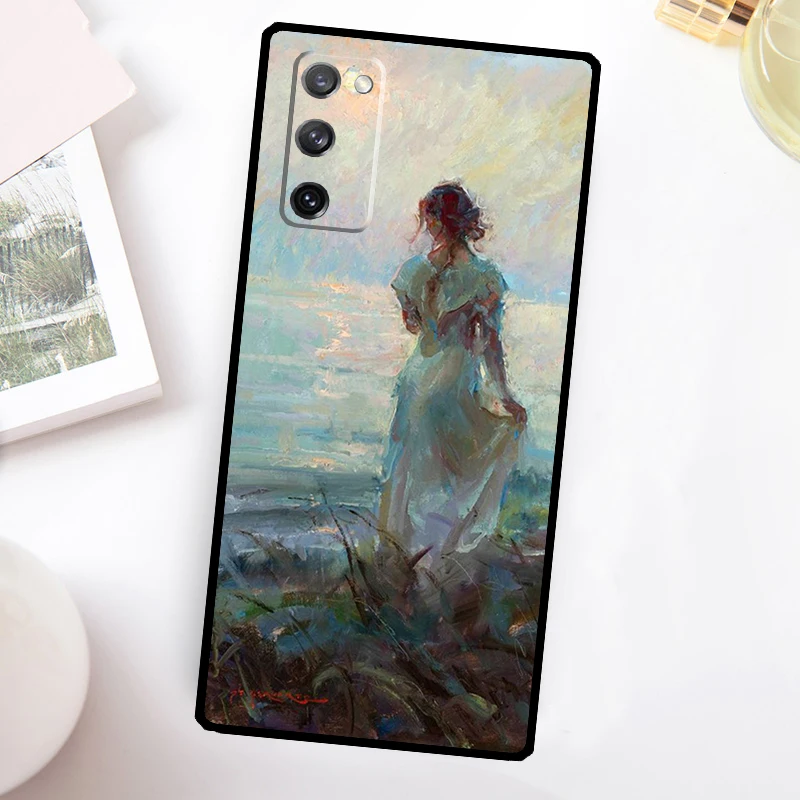 Renaissance art Painting Case For Samsung Galaxy S24 Ultra S21 S22 S23 Plus S20 FE S8 S9 S10 Note 10 20 Ultra Cover