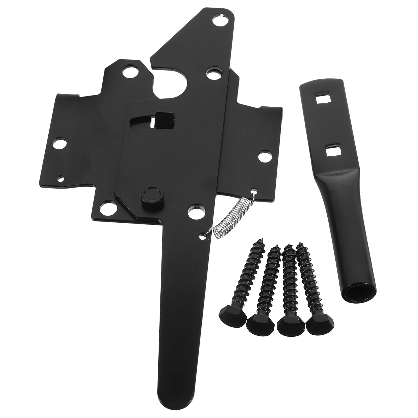 

Hinges Heavy Duty Garden Locking Farm Pool Latch Outdoor Fence Hardware Hidden Latch Handle For Wooden Metal Fences Durable