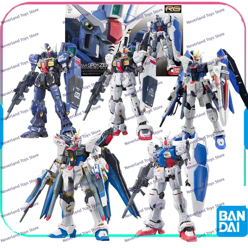 

Bandai Original GUNDAM RG Series SHINING MSN-O4 SAZABI ZAKUAnime Action Figure Assembly Model Toys Collectible Model Ornaments