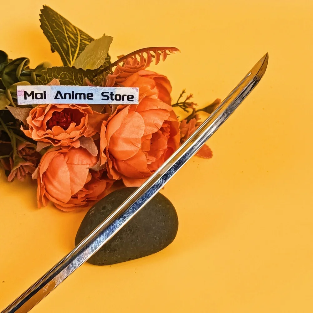 10 pollici Anime Bleach Katana Unohana Retsu Metallo Giapponese Ninja Coltello Spada Falsa Formato Reale Katana Samurai Sabre Unsharp Giocattolo Regalo