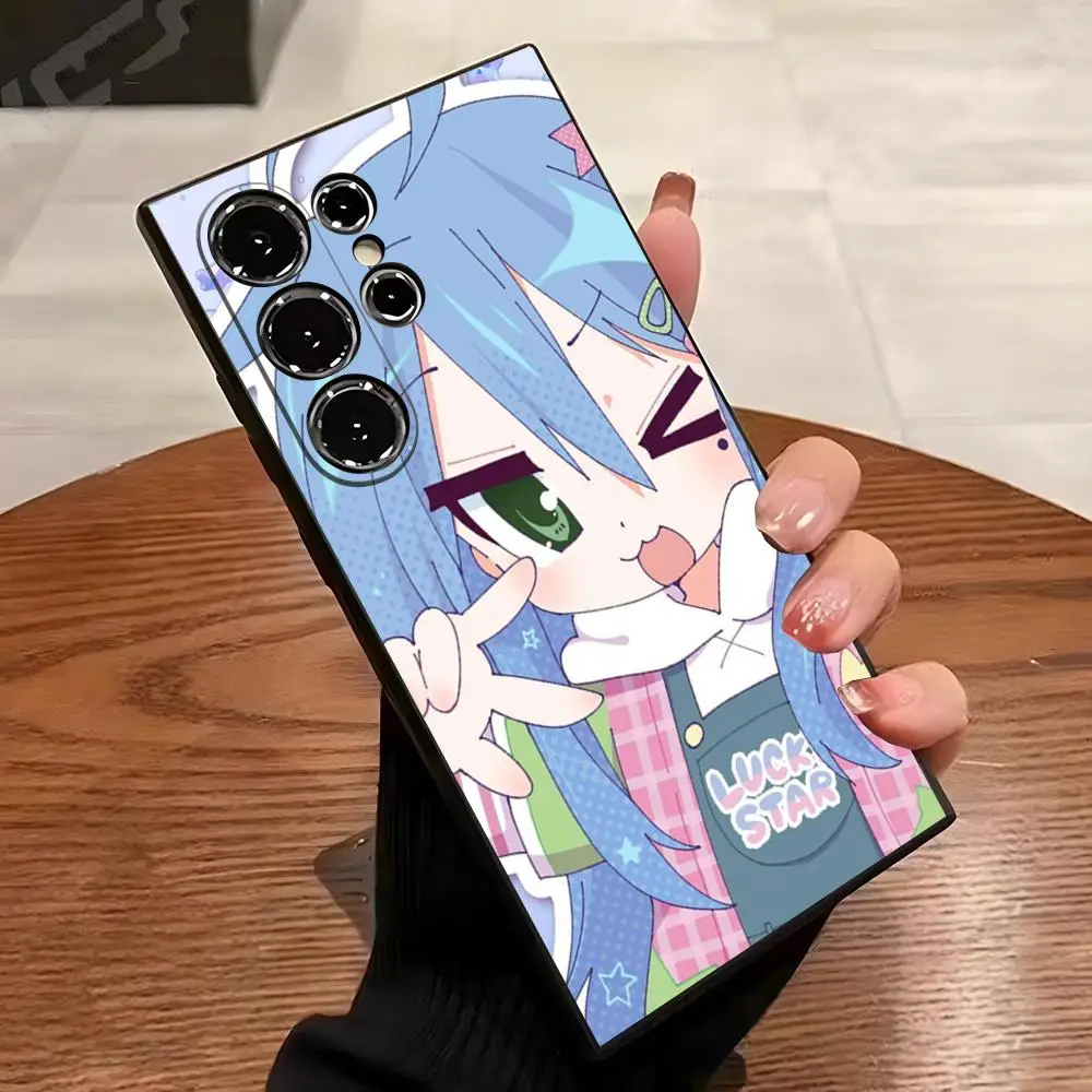 Lucky Star Cute Japan Girl Design Ins Phone Case For Samsung S26 Ultra S25 Edge S23 S22 S21 S20 A57 A37 A17 Plus S24 Fe Cover