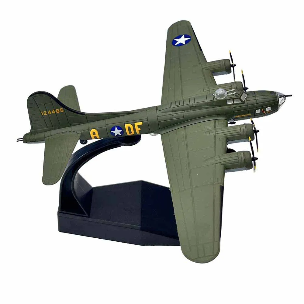 

1:144 Scale Classic Plane B-17 Model And Display Stand Collectible Gifts B17 Alloy Airplane Toy Model Mini Decoration Home