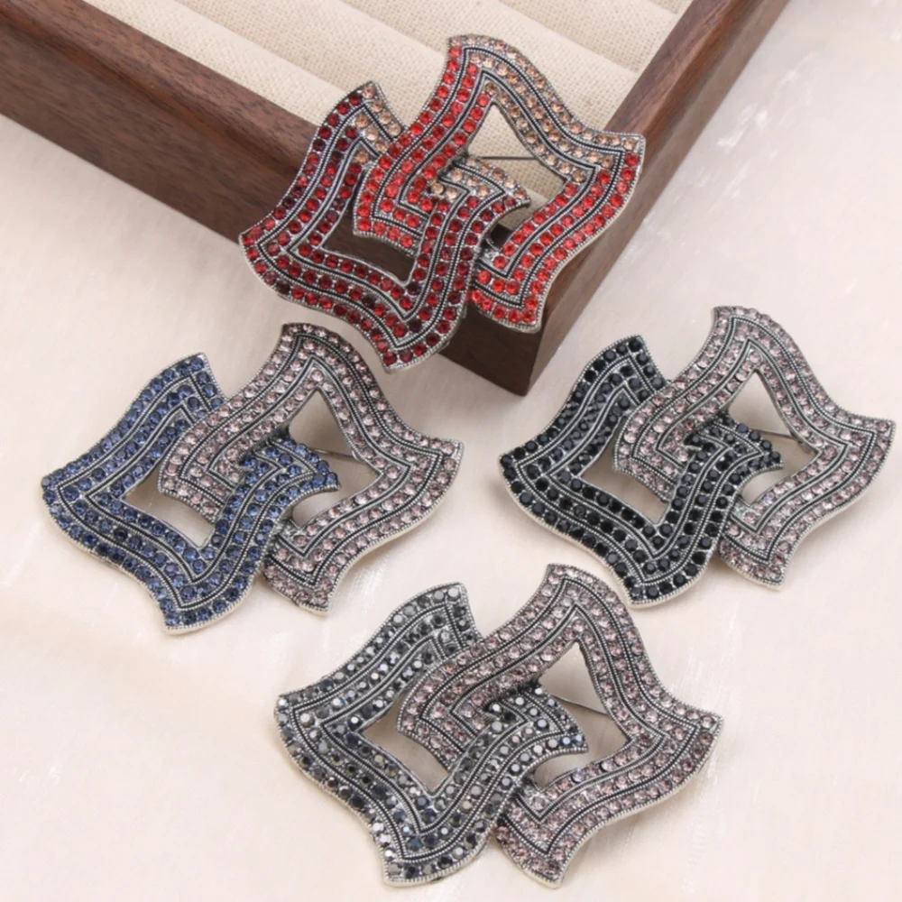 Baroque-Style Luxury Bow-Design Brooches for Men and Women, Jewelry, Fashion Accessories, and Couple's Party Gifts