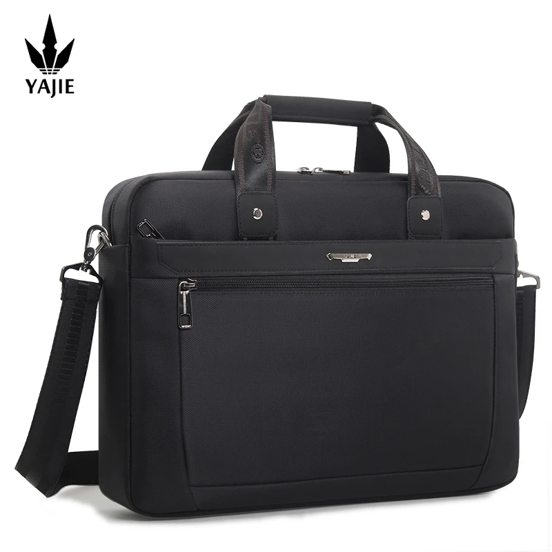 Large Briefcases For Men Canvas Tote Bag 15.6 Inch Laptop Case Waterproof Work Bags Business Mens Shoulder Bag Office Messenger