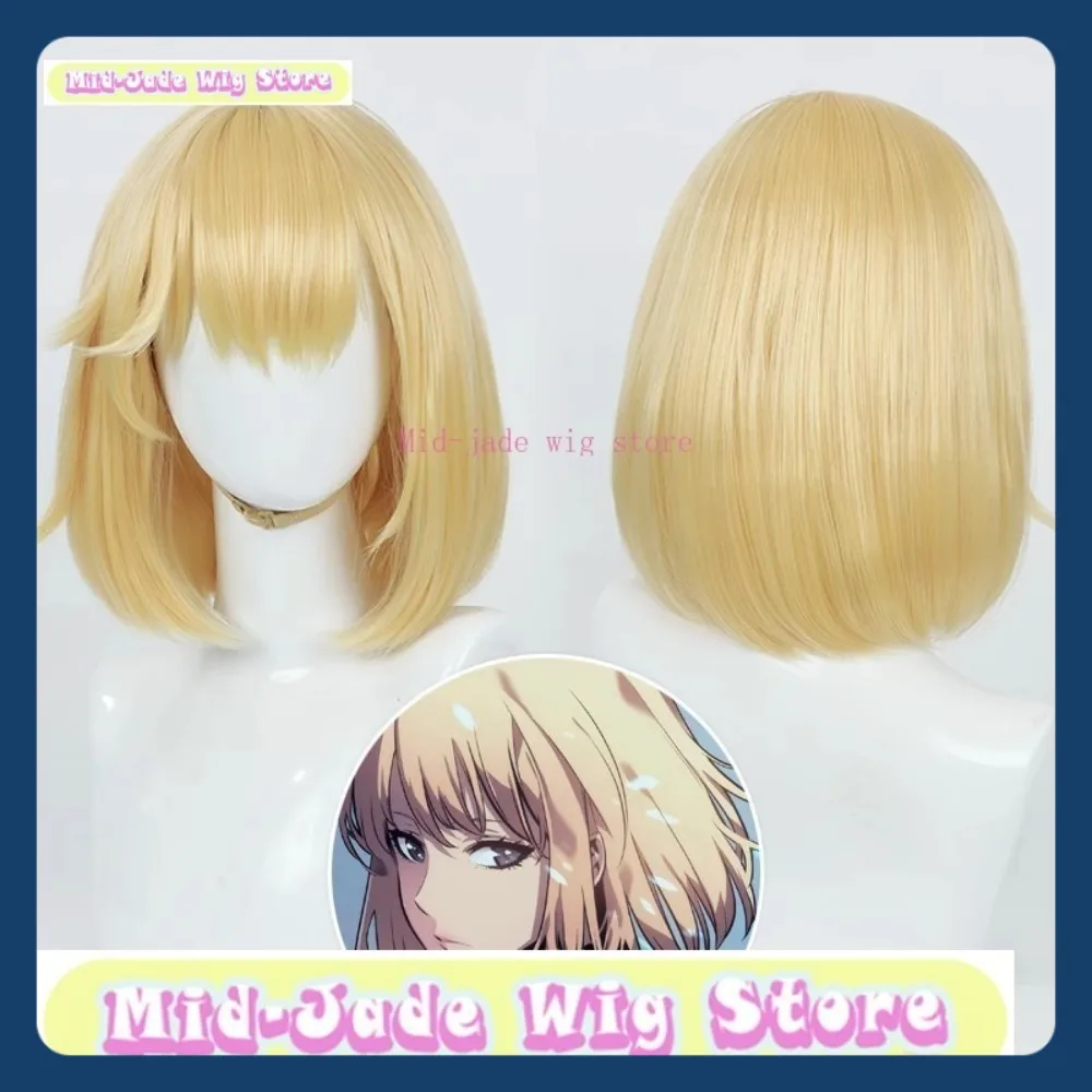 Mid-jade Wig Store Solo Leveling Cha Hae-In Cosplay Wig Anime Game Role-playing Halloween Party Synthetic Wig