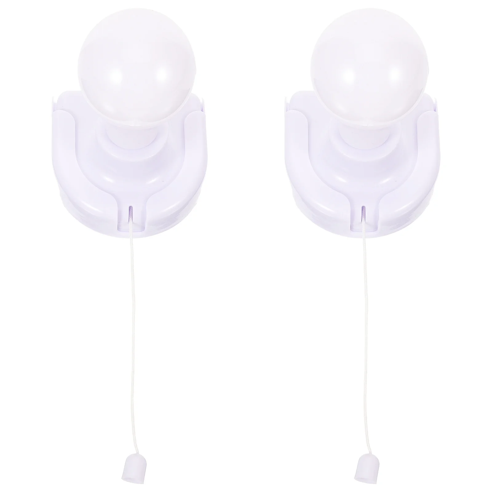 2Pcs LED Pull Rope Night Light Small Wall Light for Drawer Cabinet Closet Bedroom Soft Flicker-Free Eye Protection