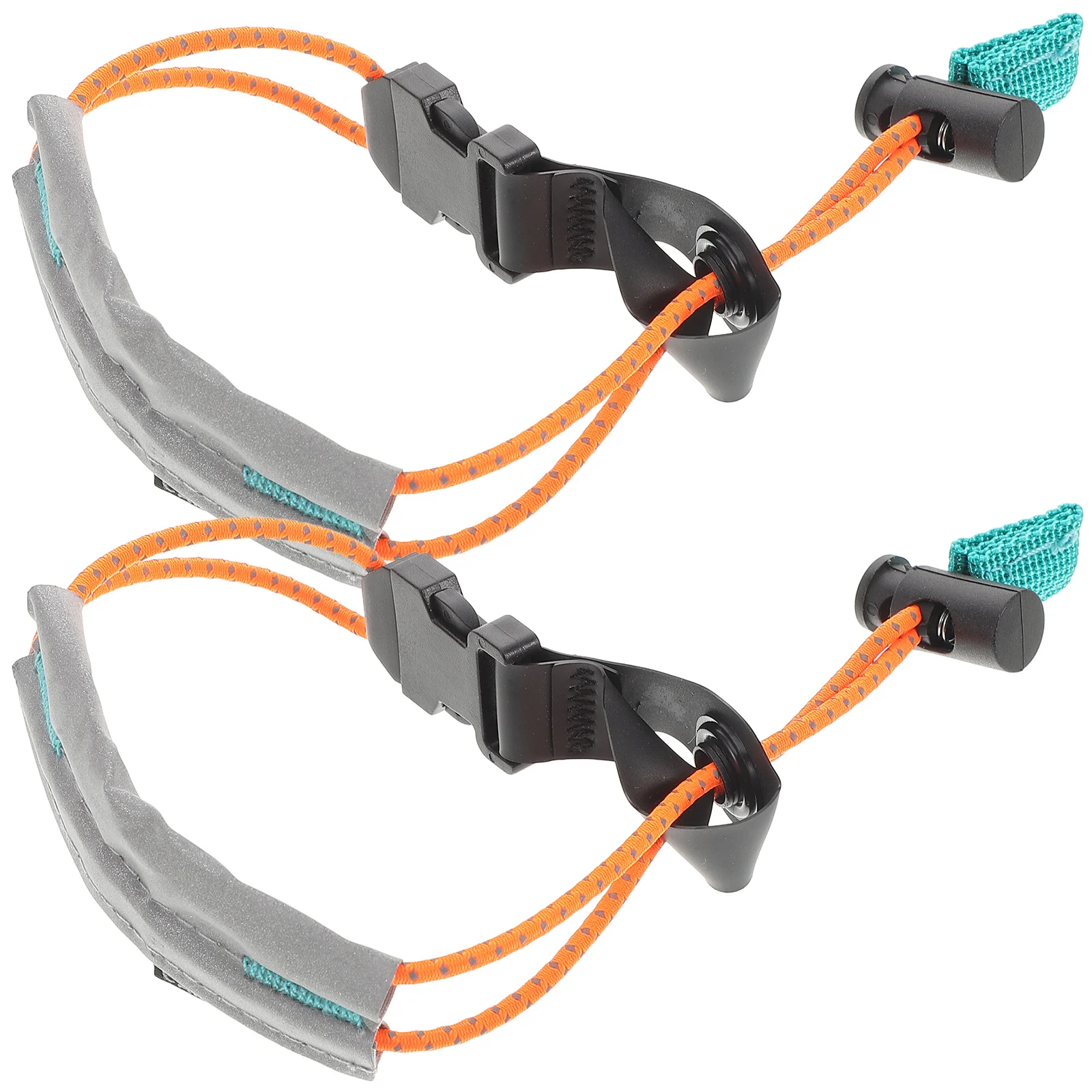 

2Pcs Pant Leg Straps Reflective Night Riding Safety Gear Strong Elastic Fit for Biking Running Outdoor Activities Cycling Ankle