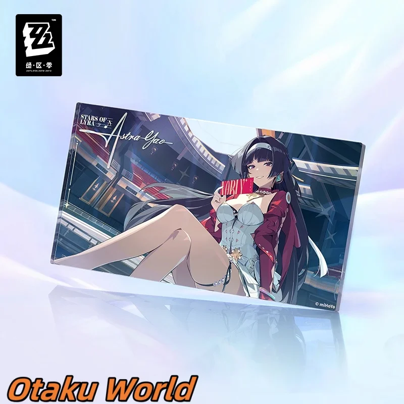 ในสต็อก Astra Yao Badge อะคริลิคเครื่องประดับการ์ด Original Merch Mihoyo ZZZ เกม Zenless Zone Zero บทบาทเล่นเครื่องแต่งกายฮาโลวีนของขวัญ