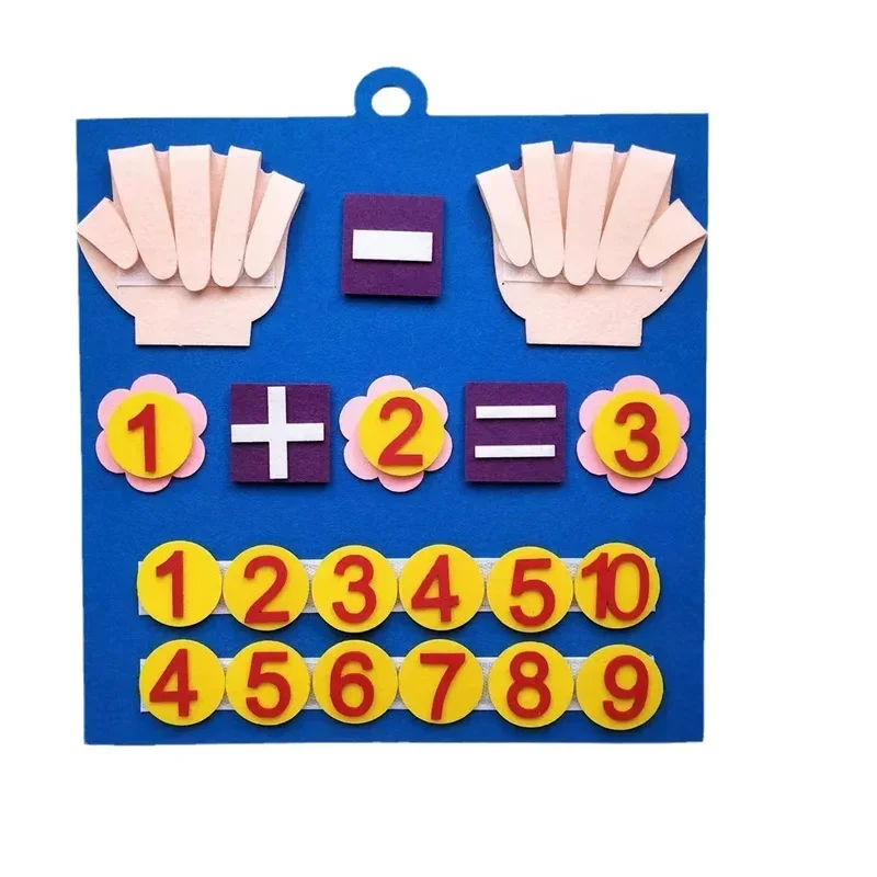 Mathematics Paste Board Math Toys Montessorian Toy Children Educational Pedagogical Learning Didactic Number Education Hobbies