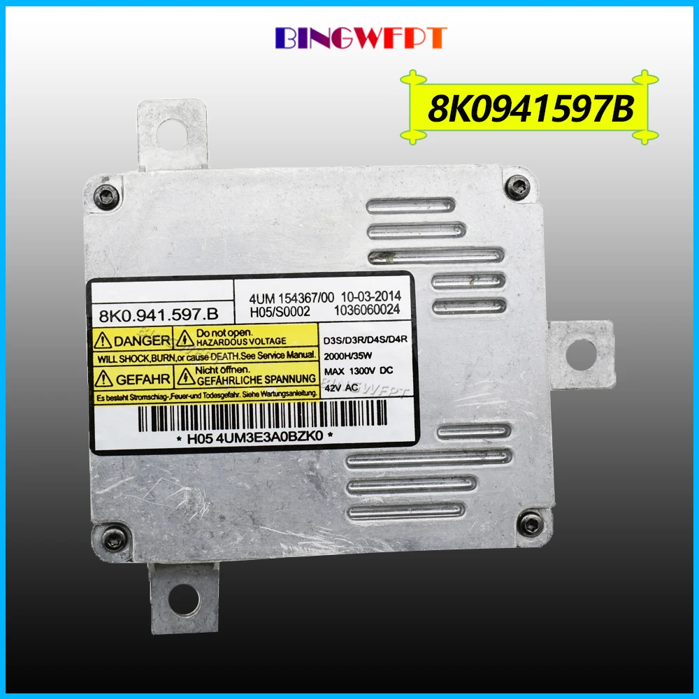 

Prime Quality D3S D3R 8K0.941.597.B Xenon Headlight HID Ballast Control Unit 8K0941597B 1036060024 D4S D4R Car Accessories