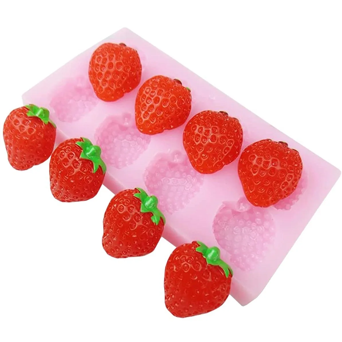 

Strawberry Silicone Sugarcraft Mold Resin Tools Cupcake Baking Mould Fondant Cake Decorating Tools