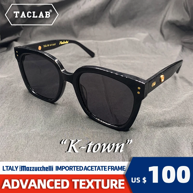 

TACLAB "K-twon" FASHION OVERSIZED ACETATE FRAME SUNGLASSES