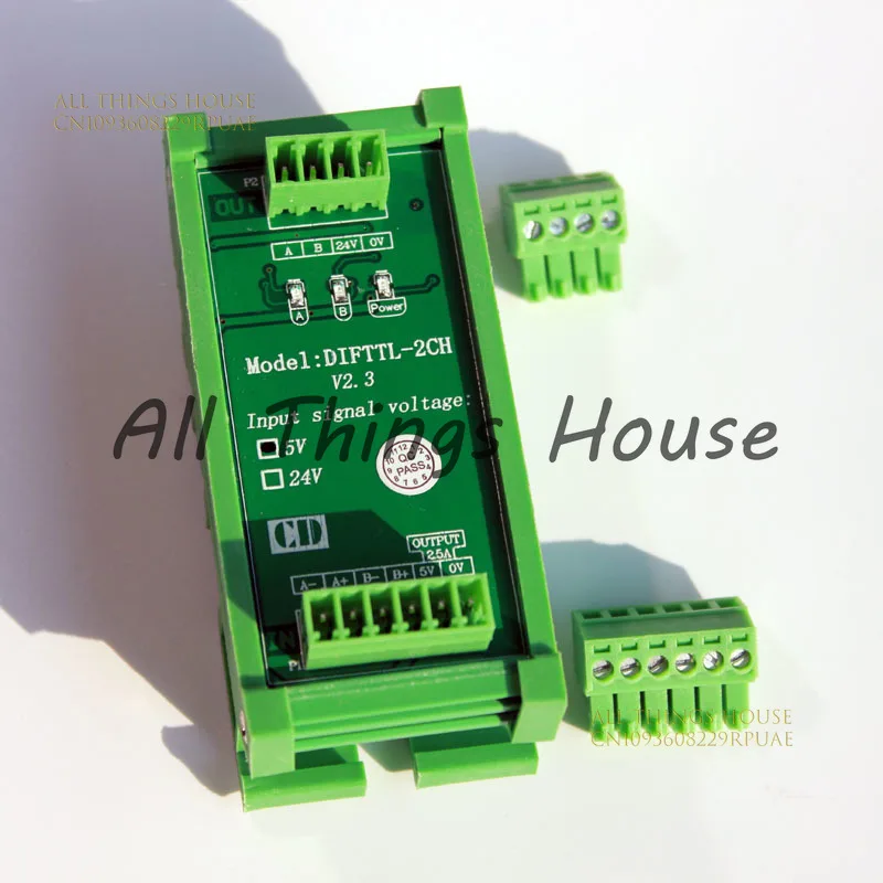 

4-канальный преобразователь дифференциального сигнала, односторонний коллекторный сервокодер, плата преобразования 2 МГц, ПЛК, полностью совместимый