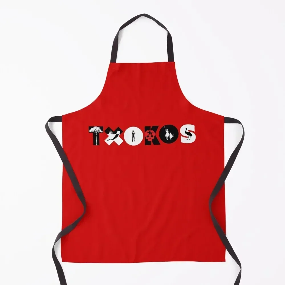 

Txokos graphic Apron Waterproof Kitchen For Man Restaurant For Man Haircut Apron