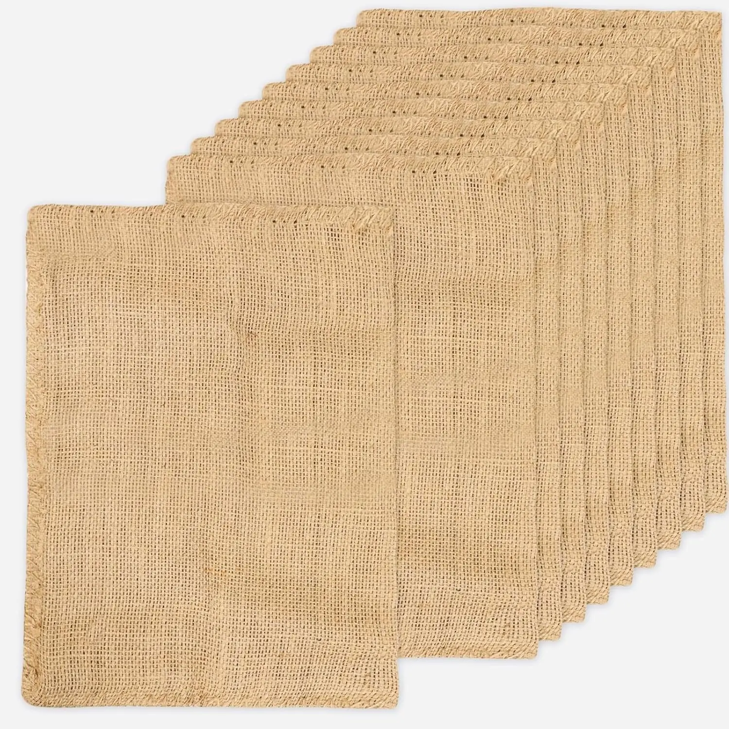 1PC Natural Jute Bu… - image
