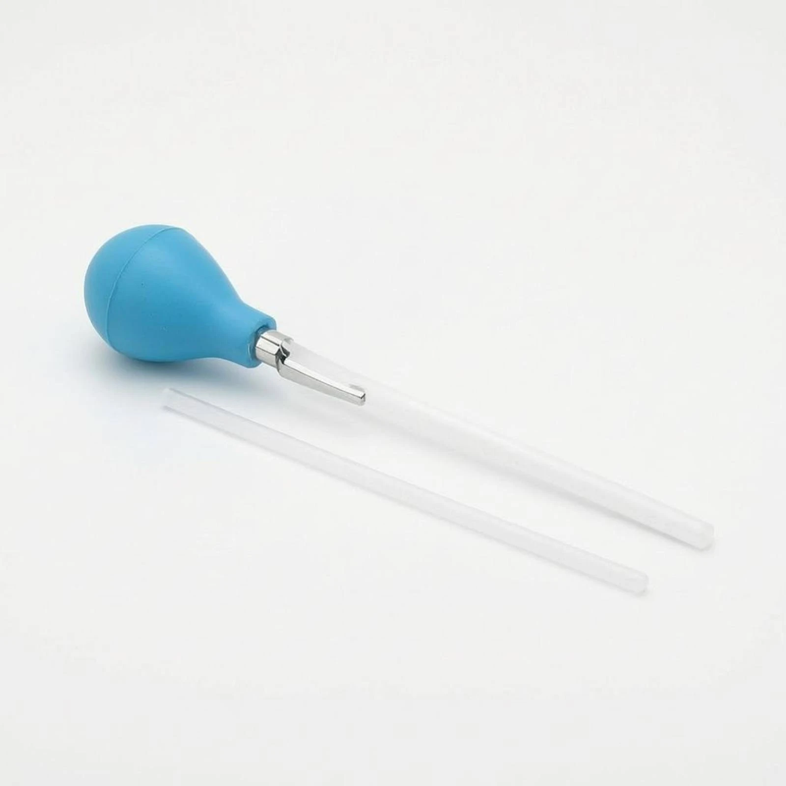 Bomba de vacío manual con tubo transparente y bulbo de goma, cabezal de bulbo redondeado, para pescadores