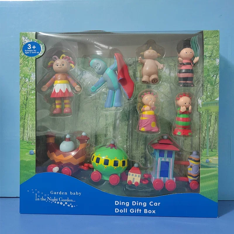 Juguetes de Plástico de la Serie The Night Garden: Iggle Piggle, Upsy Daisy, Makka Pakka, Tombliboos, Ninky Nonk, Regalo de Cumpleaños para Niños y Niñas