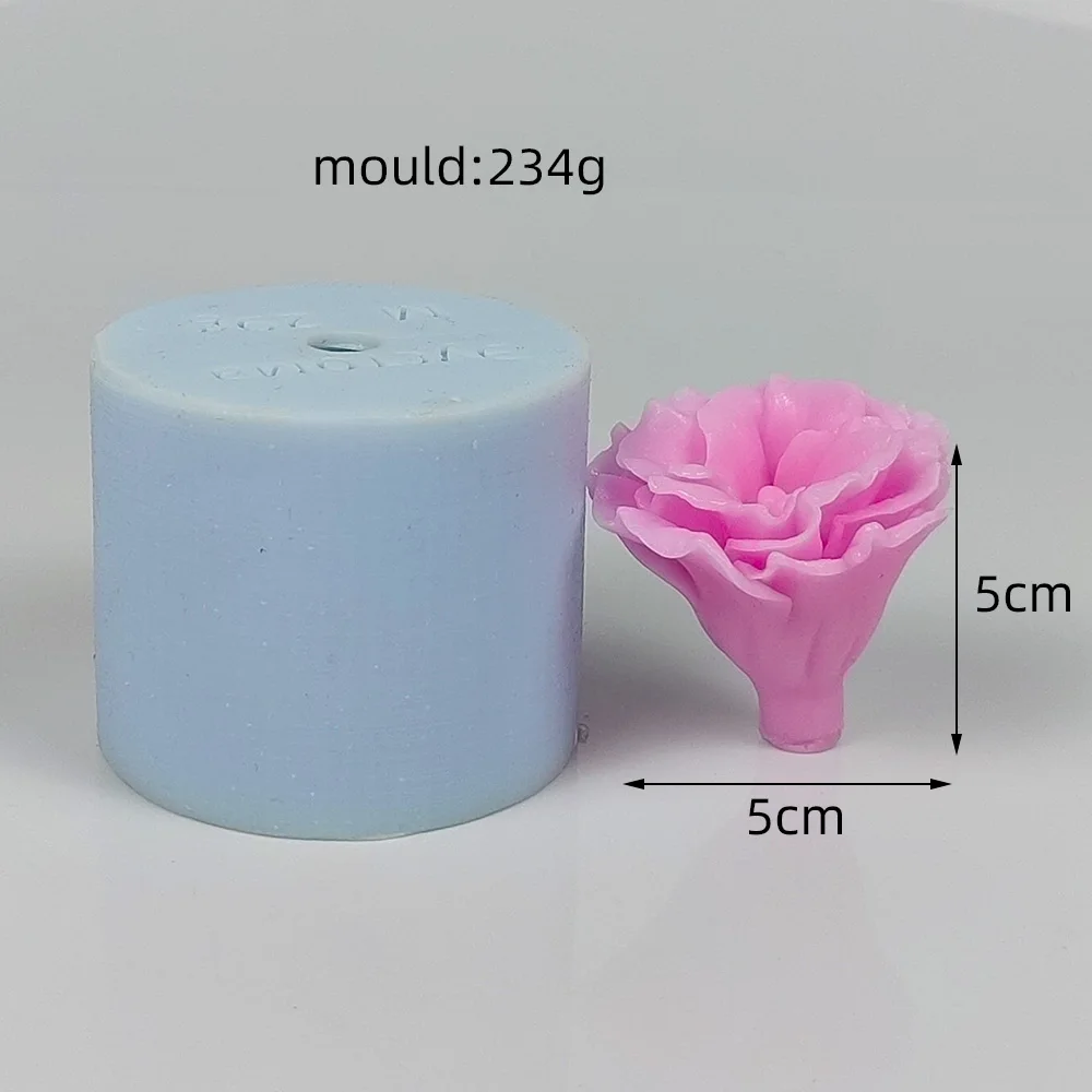 Bloom 3D Flowers Silicone Mold Squishy Toy Mold Cake Candle Soap Mould DIY Aromatherarpy Household Decoration Craft Tools