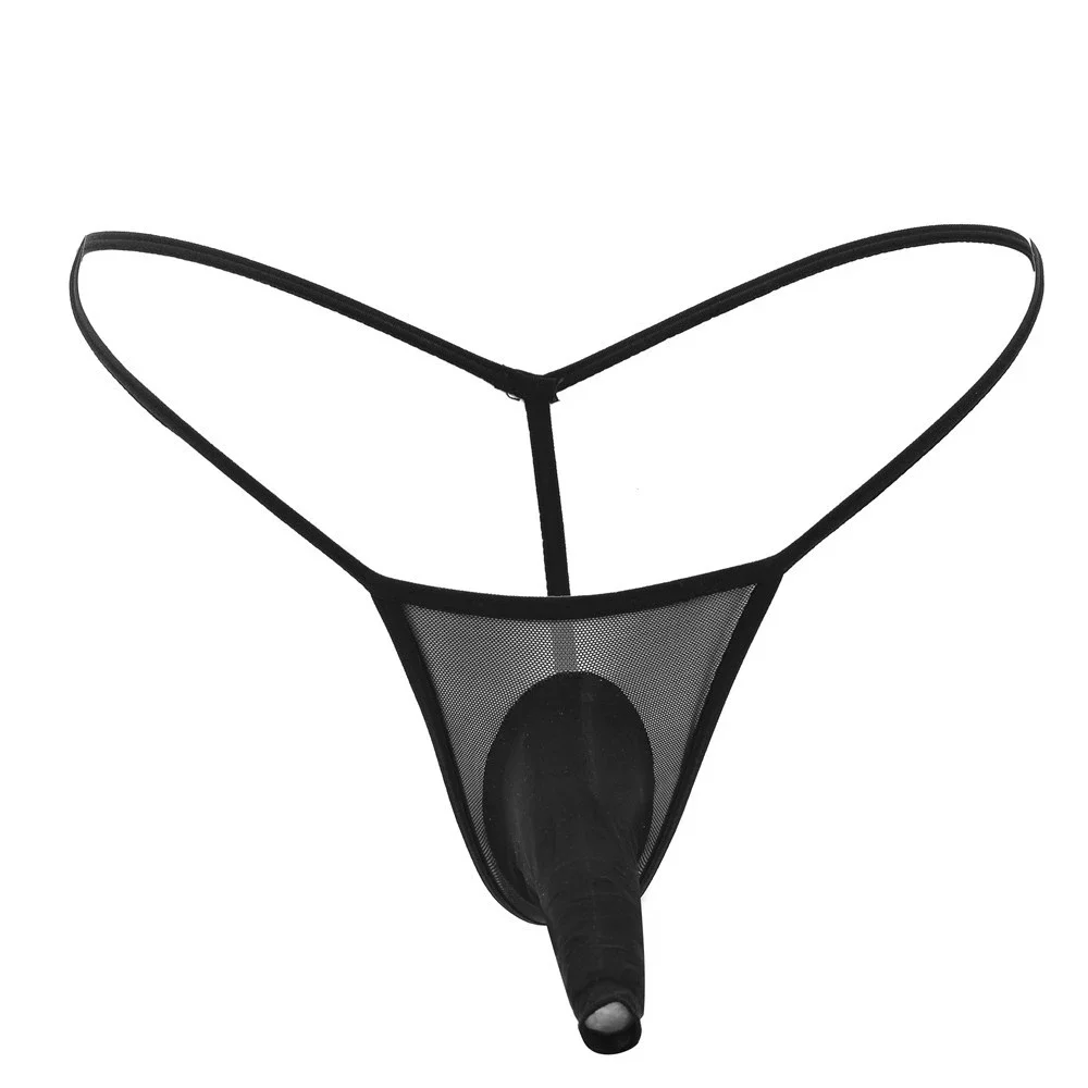 Sexy Thongs G String New Men's Elephant Nose Sheath G String Jockstrap Briefs T Back Underwear in Vibrant Colors