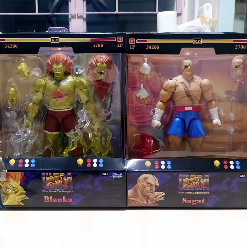 

New In Stock Jada Toys Blanka Sagat Vega Street Fighter Wave 4 Anime Action Figure Collection Model Toy Birthday Gift Custom Toy