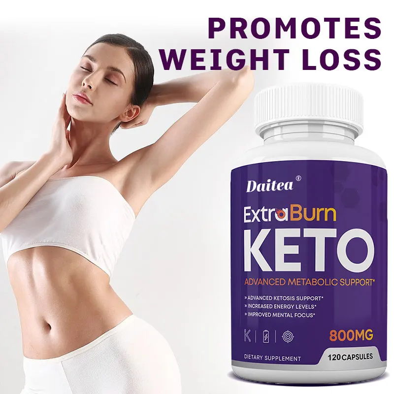 Keto BHB Capsules, Ketone Supplement for Weight Management, Thermogenic Fat Burning, Metabolism, Energy & Focus for Men Women