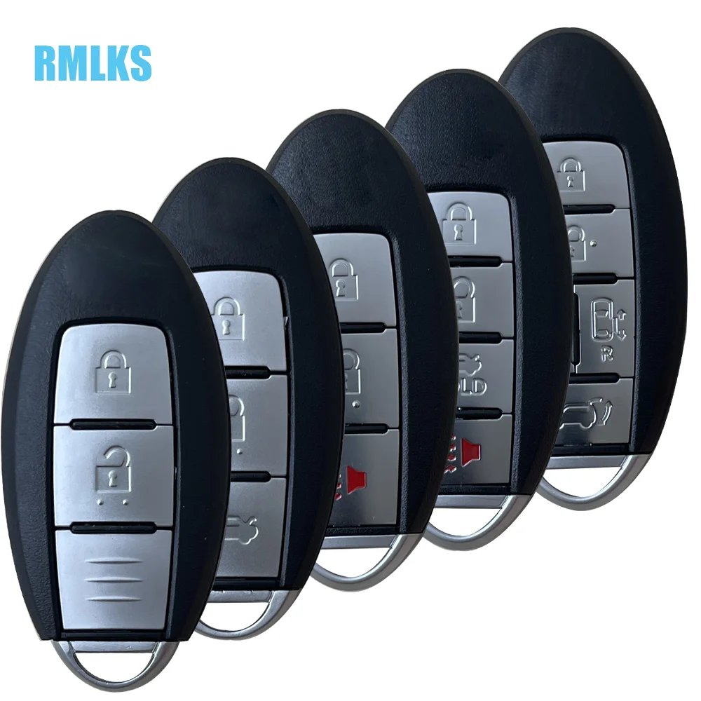 New Smart Remote Key Shell Case 2 3 4 Buttons For Nissan Rogue Teana Sentra Versa ALTIMA MAXIMA Sunny Keyless Entry