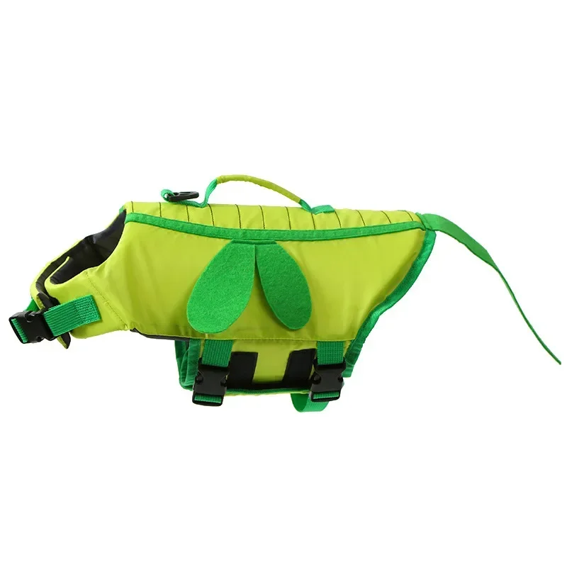 Summer Pet Dog Life Jacket Vest Clothes Life Vest Collar Harness Pet Dog Swimming Summer Swimwear Clothes Little Bee Pet Clothes