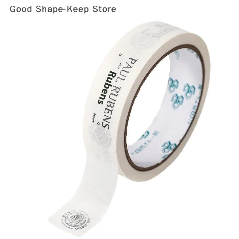 1PC Rubens Watercolor Masking Tape 25mmx20m Lakban untuk Sketsa Lukisan Cat Minyak Seniman Washi Tape Fiksasi Sketsa Lakban Tanpa Jejak