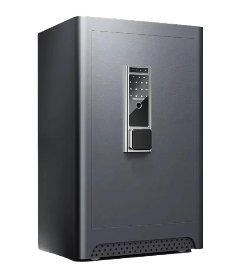 

【Fashionable】Heavy-Duty H80-H150cm Alloy Steel Large Floor Standing Intelligent Biometric Recognition Fireproof Anti-Theft Safe