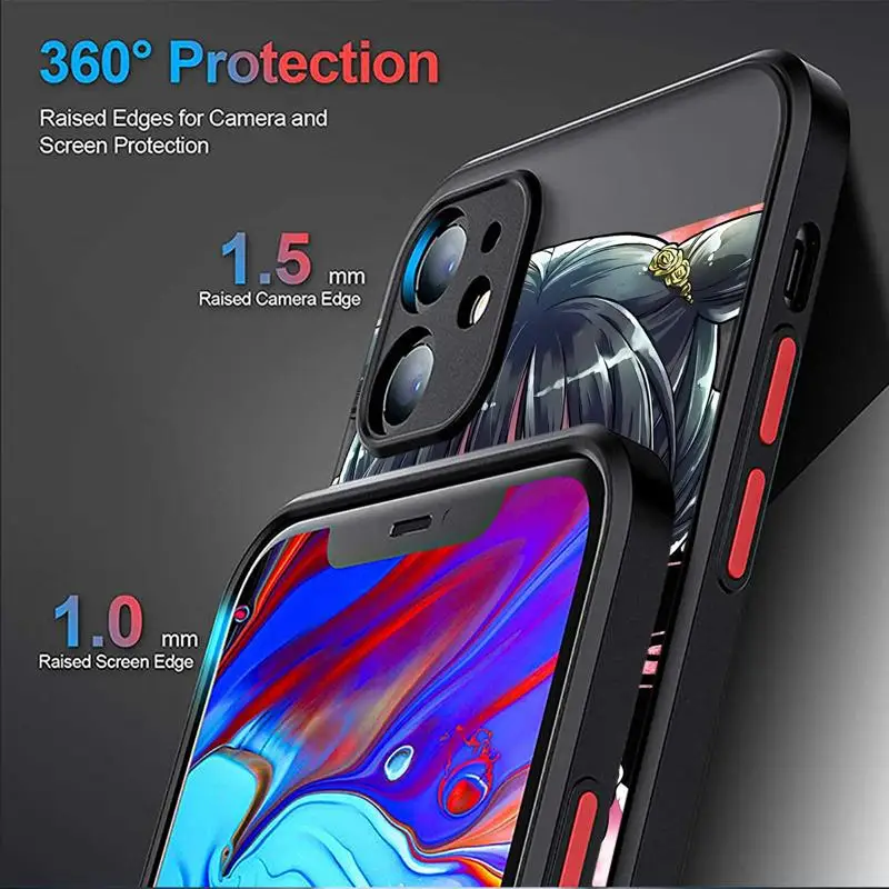 Clear Matte Phone Case For Xiaomi Redmi Note 13 11 12 12S 10 9 Pro Cover For Redmi 10 K40 10C 9 12C Apothecary Diaries Mao Mao