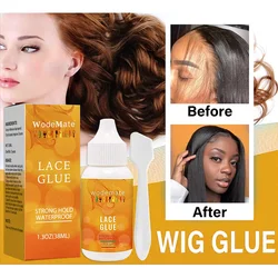 Lace Glue Waterproof Lace Wig Bonding Strong Hold Hair Glue Invisible for Frontal Closure Toupee Wig Glue Wholesale With Logo