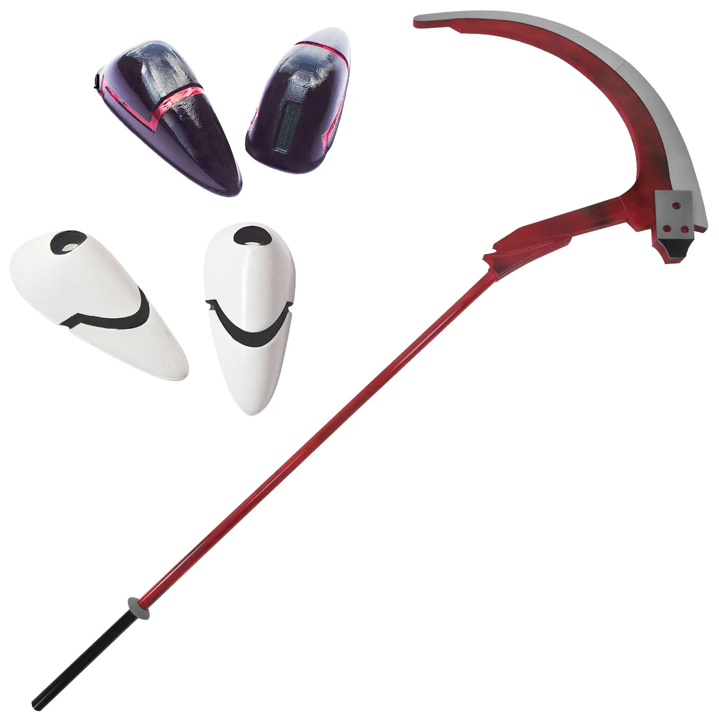 Ayanami Rei Sickle Cosplay Prop Anime Comic Exhibition Show Accessory for Halloween Christmas Fancy Parties Carnival Events