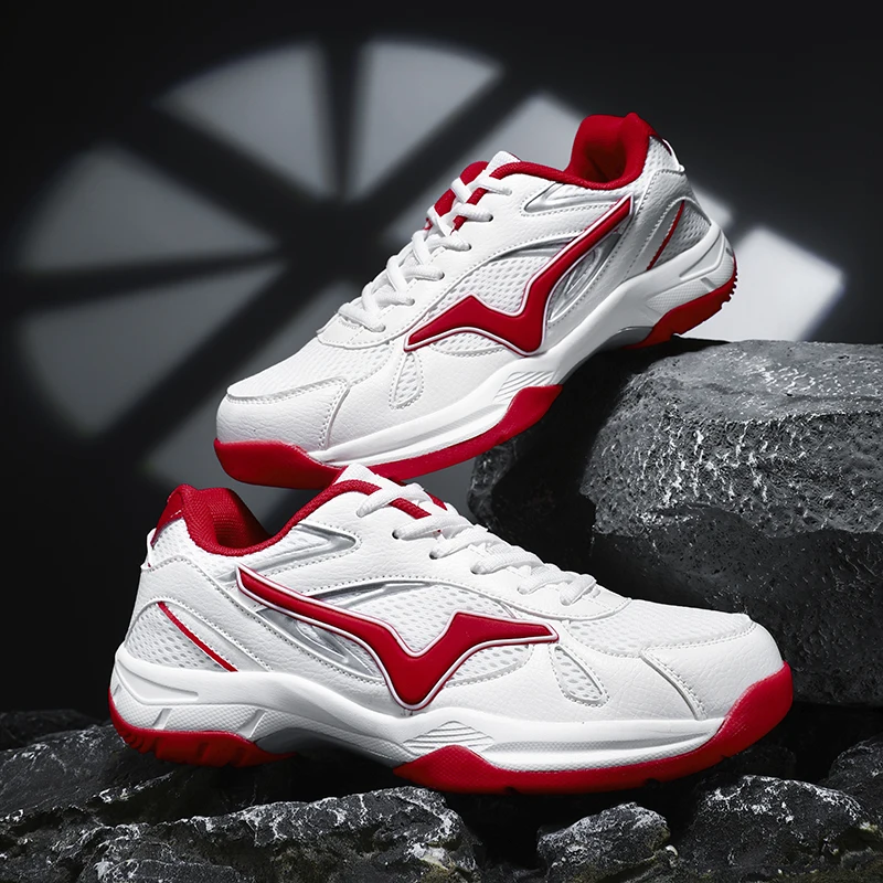 

Unisex Indoor Training Table Tennis Shoes Men Shock Training Professional Sport Handball Sneakers Women Breathable Tennis Shoes