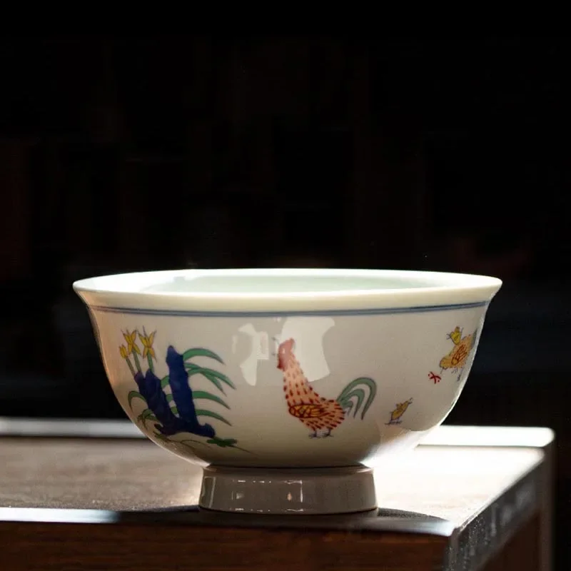 

4,5/5 дюймов Цзиндэчжэнь, ручная роспись, керамическая миска для члена, суп, рисовые миски, посуда, китайский винтажный держатель для лапши, кухонная посуда