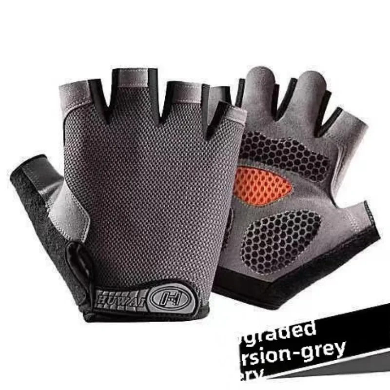 Guanti da ciclismo sportivi con mezze dita per uomo donna Guanti da bicicletta antiscivolo traspiranti Guanti da palestra estivi per allenamento yoga