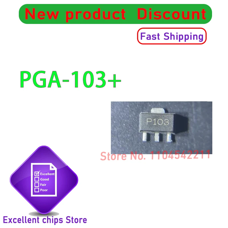 

(10-20 шт.) 100% новый набор микросхем PGA-103 PGA-103+ PGA103 SOT-89