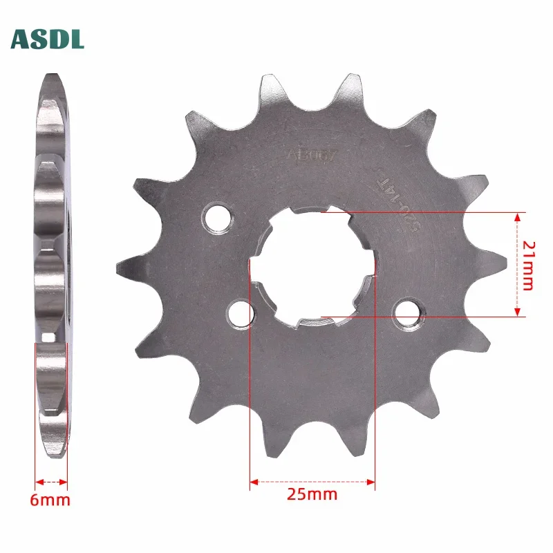 

520 14T Motorbike Front Sprocket for Kawasaki KZ200 Z200 KL250 KLX250 KV250 KZ250 Z250 KLX300 KDX200 KDX220 KDX250 KX250 KLX 250