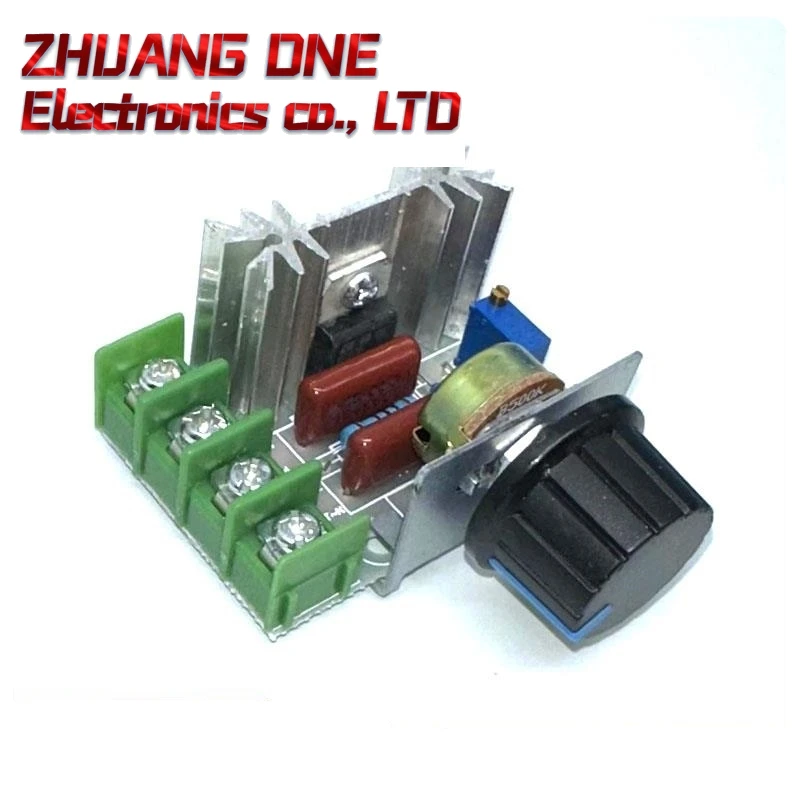 وحدة تنظيم الجهد الإلكتروني ، خافتات التعتيم ، وحدة تحكم في سرعة المحرك ، ترموستات ، تيار متردد ، عرض متردد ، W W ، SCR