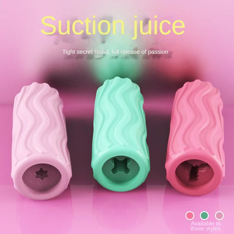 Male Masturbator Cup Manual Silicone Portable Sucking Airplane Cup Soft Vagina Blowjob Pocket Pussy Masturbation Sex Toy For Men