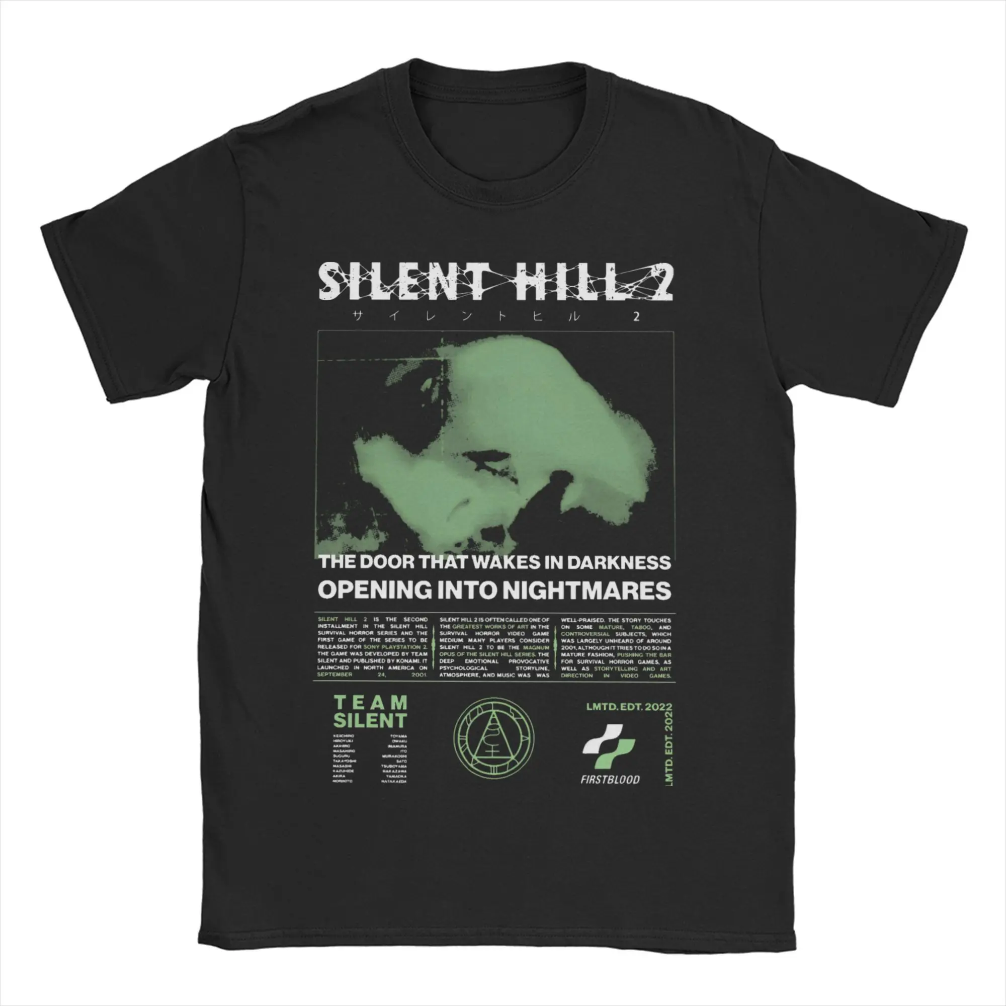 

Silent Hill T-Shirts Men Video Fun 100% Cotton Tee Shirt Round Collar Short Sleeve T Shirt Summer Clothes